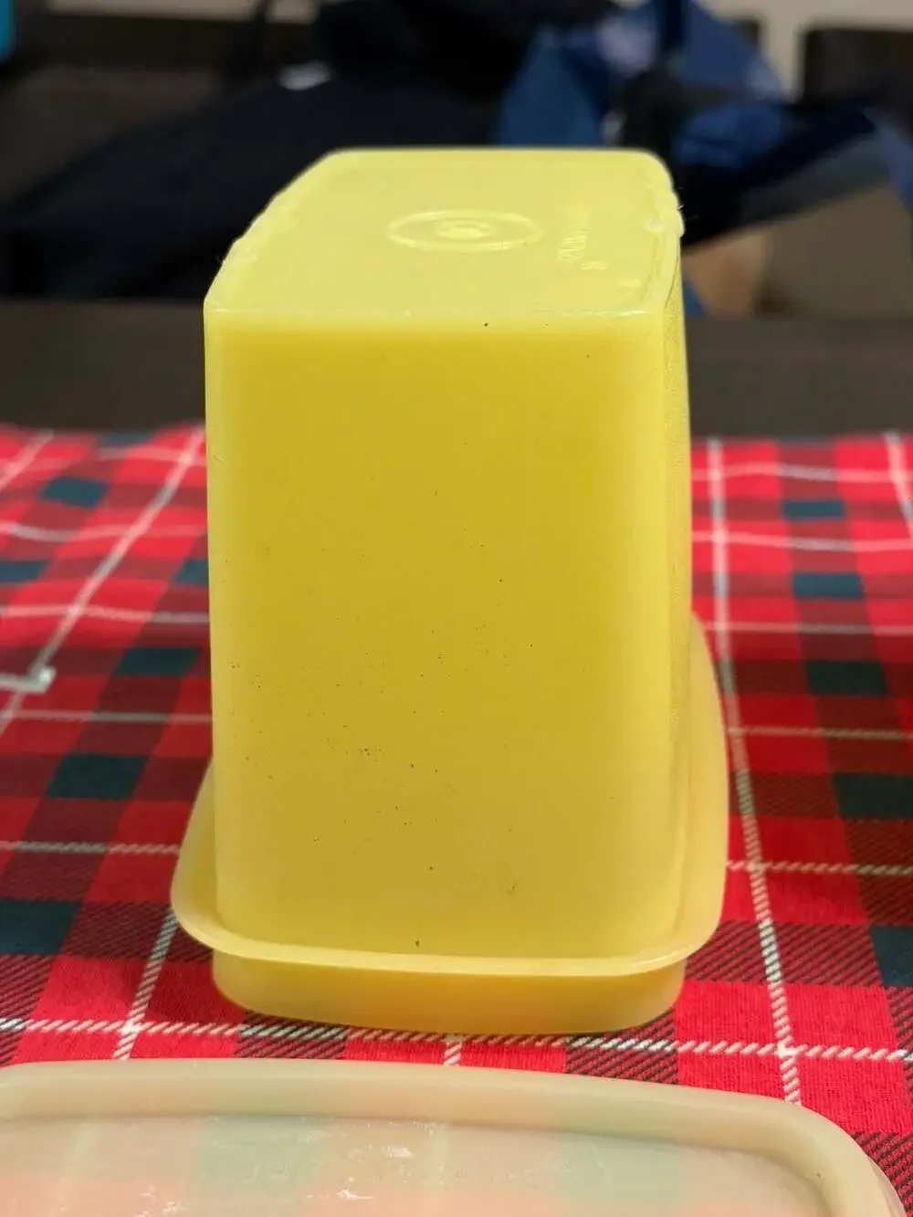 Vintage Tupperware Yellow Rectangular Storage Containers Set of 3